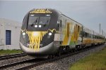 Brightline races north